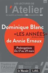 Dominique Blanc lit « Les années » de Annie Ernaux
