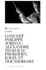 Concert Philippe Jordan - Prokofiev, Ravel et Moussorgski