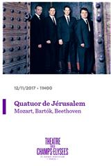 Concerts du dimanche matin - Quatuor de Jérusalem