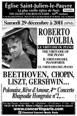 The piano show - Mélodies du tour du monde par Roberto d'Olbia
