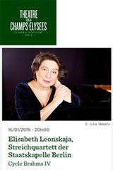Cycle Brahms IV, Elisabeth Leonskaja