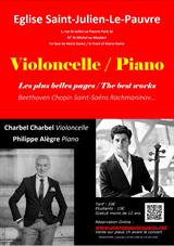 Charbel Charbel et Philippe Alègre - Violoncelle / Piano