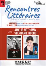 Rencontres littéraires avec Amélie Nothomb et Stéphanie Hochet