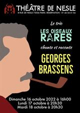 Le trio « Les Oiseaux rares » chante et raconte Georges Brassens