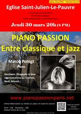 Piano passion - Entre classique et jazz jusqu'à 10% de réduction