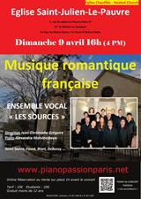 Ensemble vocal « Les Sources » - Musique romantique française jusqu'à 10% de réduction