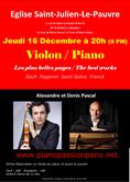 Denis et Alexandre Pascal - Violon / Piano