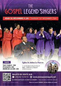 The Gospel Legend Singer - Concert de la Saint-Sylvestre