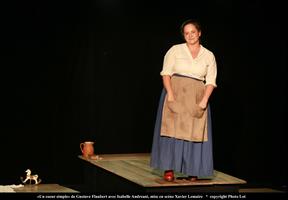 Isabelle Andréani a adapté pour le théâtre une nouvelle de Gustave Fla