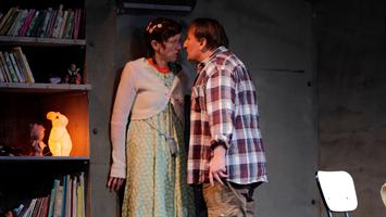 Les comédiens sur scène