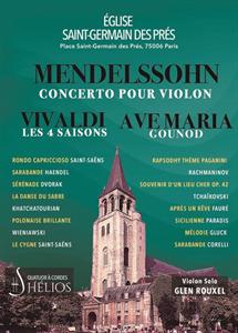 Les 4 Saisons de Vivaldi, Ave Maria, Concerto de Mendelssohn