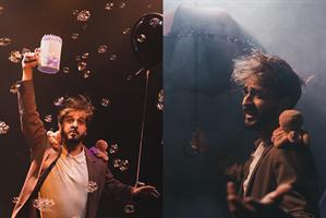 La distribution sur scène