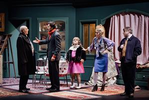 Une famille en pleine discussion