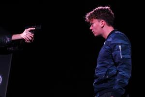 La troupe sur scène