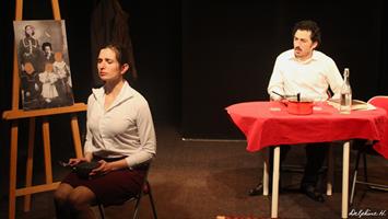 Les comédiens sur scène