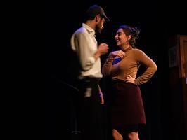 Comédiens sur scène