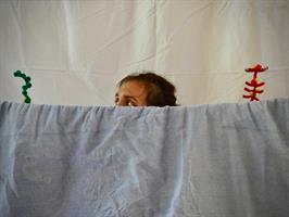 Comédienne sur scène