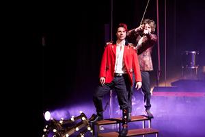 La troupe sur scène