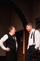 Les comédiens lors d'un filage