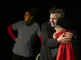 Comédiens sur scène