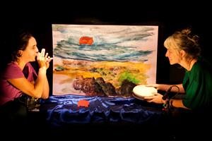 Comédiennes sur scène