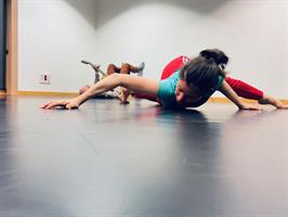 Danseuse et musicien