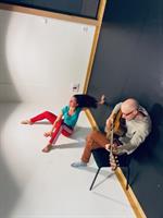 Danseuse et musicien