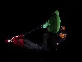 L'équipe sur scène