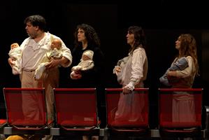La troupe sur scène