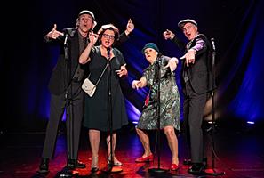 Le nouveau spectacle d'humour musical de l'irrésistible quatuor vocal.