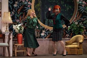 Les comédiens sur scène