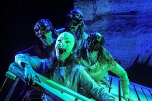 La troupe du spectacle