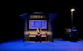 Les comédiens sur scène