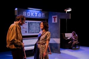 Les comédiens sur scène