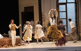 Vincent Dedienne et la troupe du Mariage de Figaro