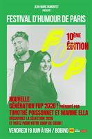 Chaque année depuis 2015, le Festival d’Humour de Paris revient à Bobi
