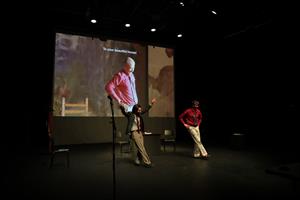 Au déclenchement de la guerre, se jouait à Gaza, au Théâtre pour tous,