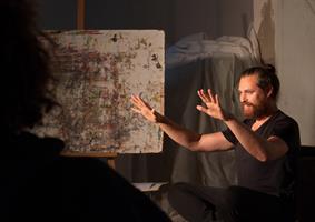 Adrian Lestrat sur scène