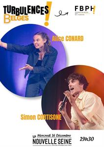 La Quinzaine de l'humour 100% belge - Simon Cortisone et Alice Conard