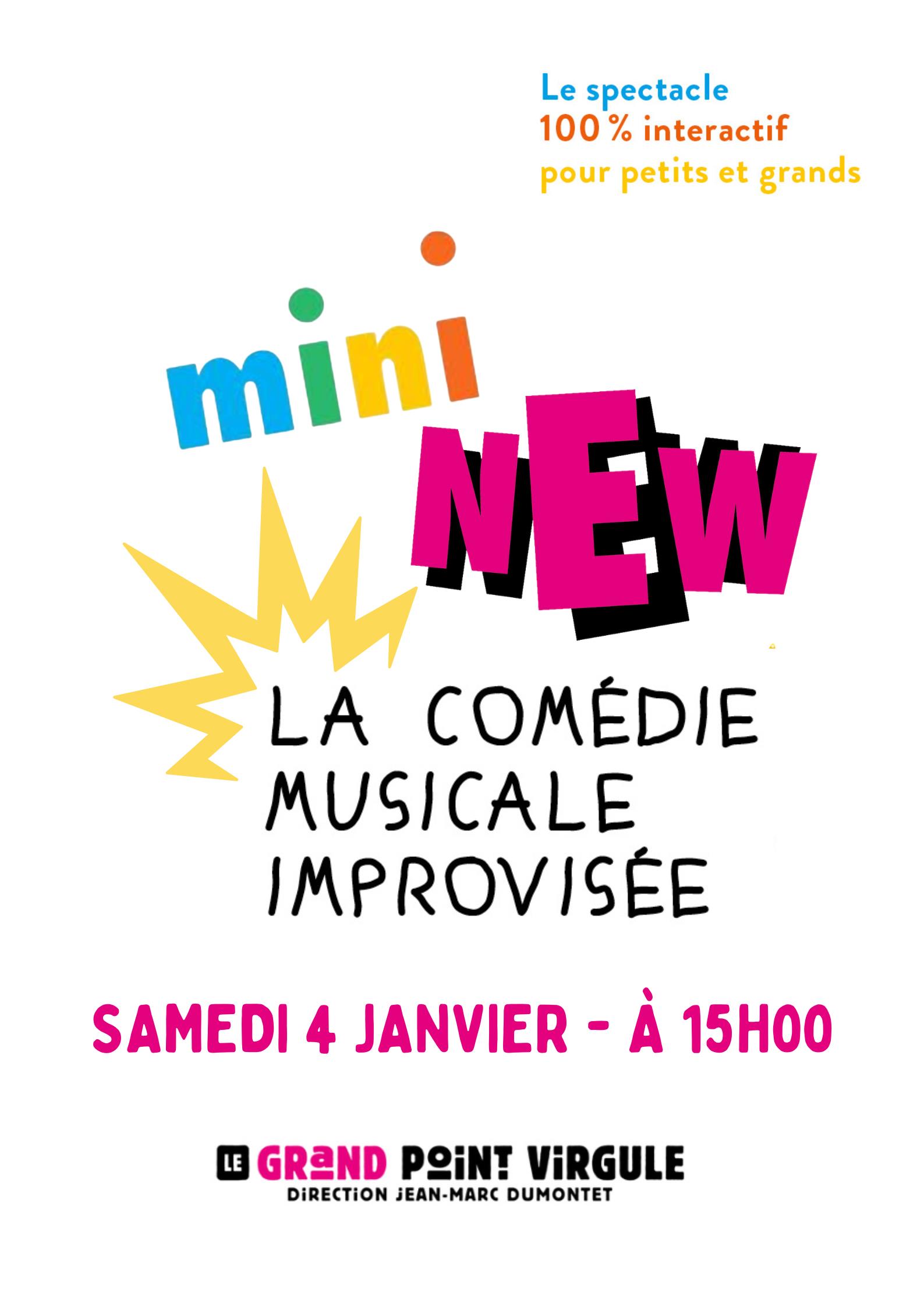 mini NEW La comédie musicale improvisée Grand Point Virgule