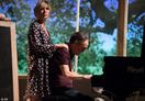 Mathilde Seigner et Richard Berry au piano