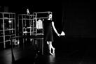 Un danseur, image en noir et blanc
